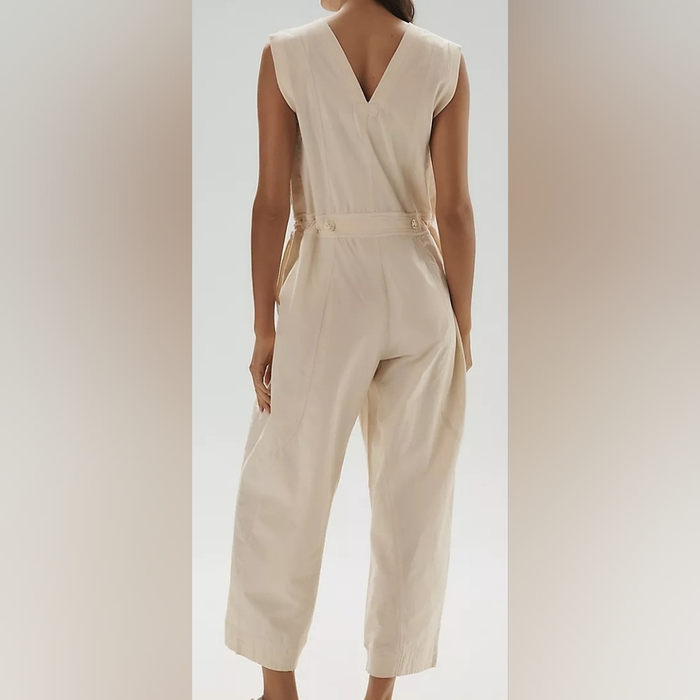 Anthropologie Daily Practice Soller Drawstring Jumpsuit - Picture 2 of 14